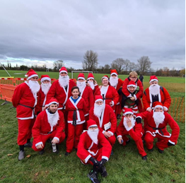 Santa group photo